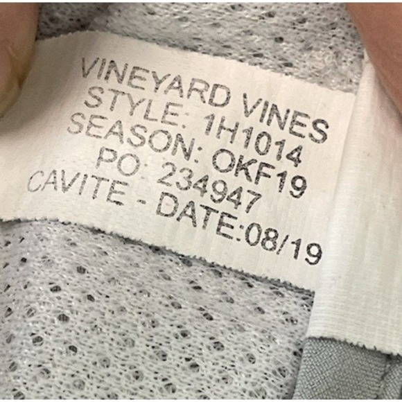 Vineyard Vines‎ Performance Shorts Mens 36 Light Gray  8" Inseam Golf Stretch - Picture 8 of 8